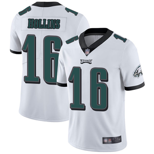 Men Philadelphia Eagles #16 Mack Hollins White Vapor Untouchable NFL Jersey Limited Player Football